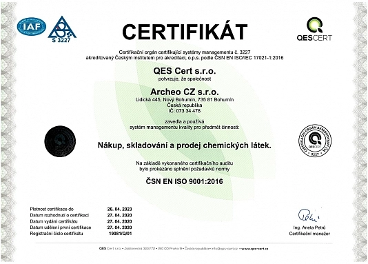 Certifikát